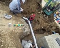 남양주 도농동 상가건물 미니포크레인 관로공사